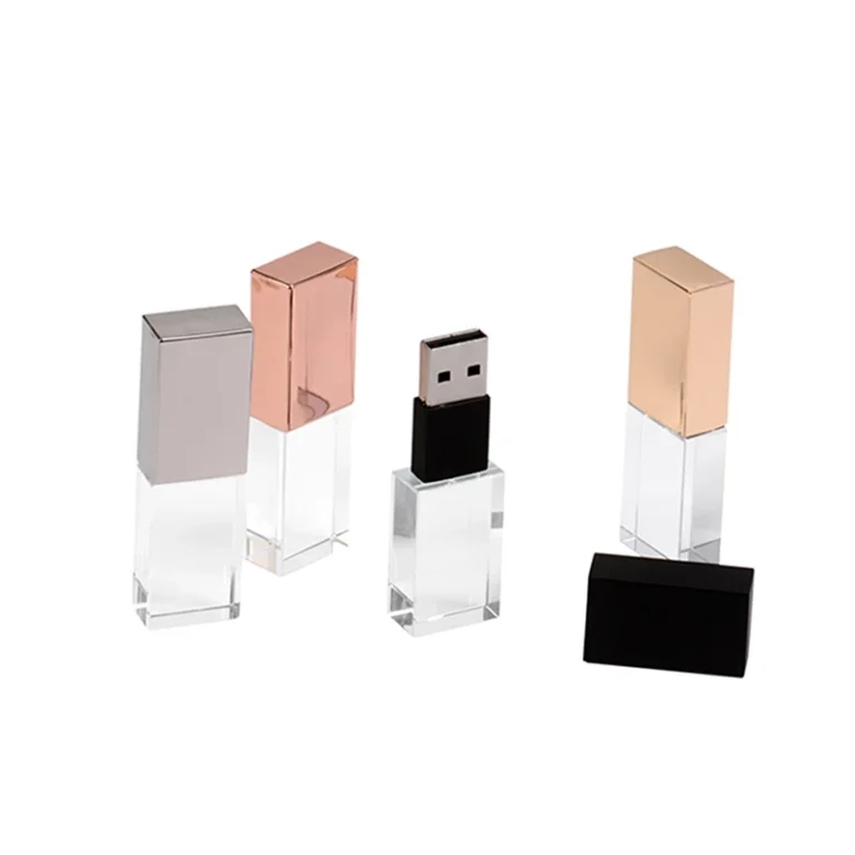 Pendrive Cristal + Caixa Cartão